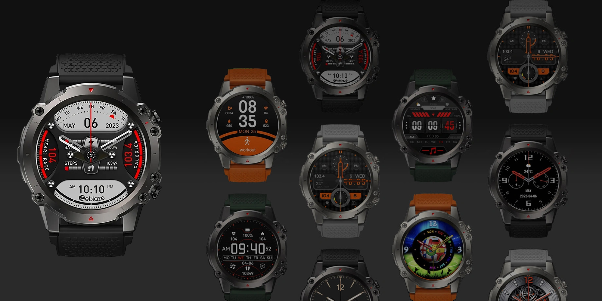 Smartwatch Zeblaze Vibe 7 Lite - czarny